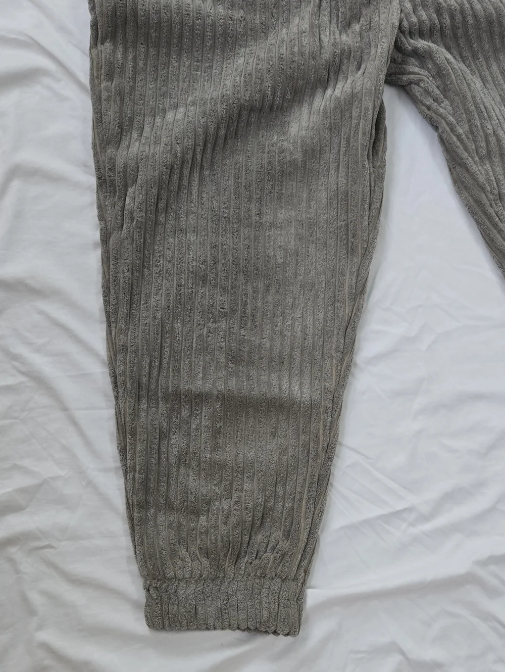 Men's/Unisex Japanese Style Grey Corduroy Street Style/Skater Pants Ankle Length